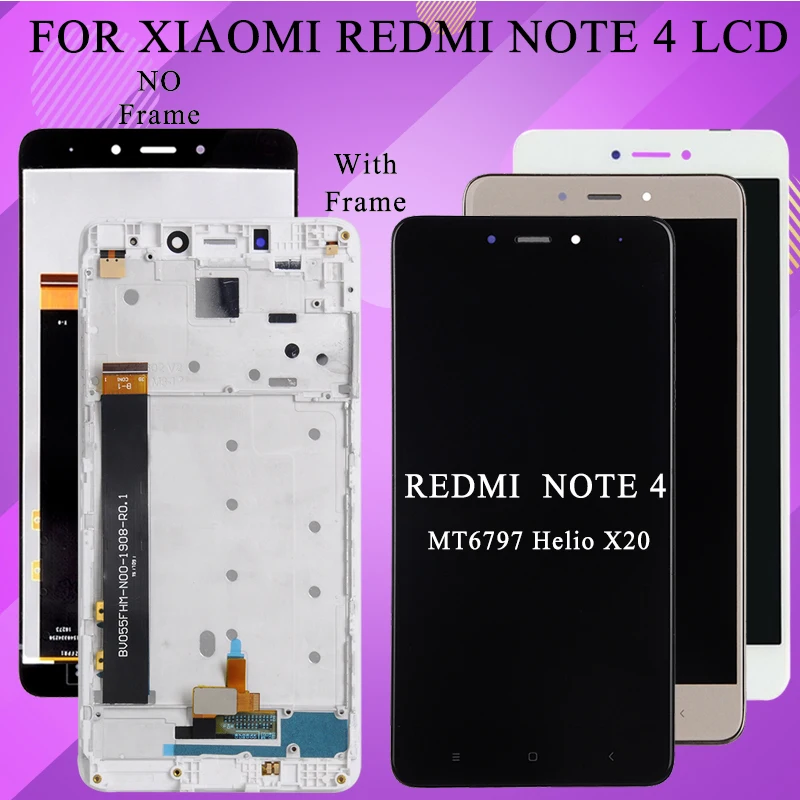 Catteny AAA для Xiaomi Redmi Note 4 Pro запасная часть ЖК дисплея сенсорная панель стекло экран