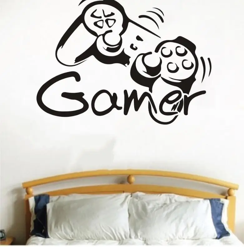 Съемный игры стены Стикеры s виниловая наклейка на стену Настенная бумажная для