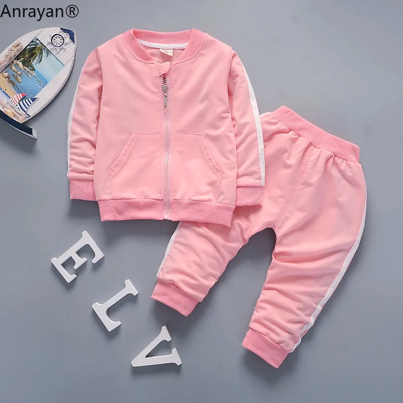 Модная весенне осенняя хлопковая куртка для маленьких мальчиков и девочек Брюки