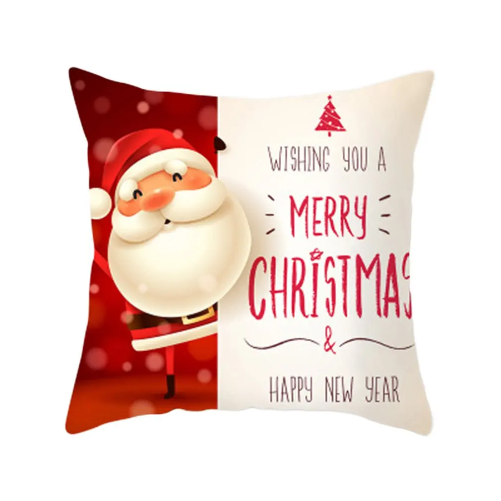 

Soft and Comfortable Christmas Old Man Pillowcase Holiday Home Decoration Pillow Made of Memory Foam