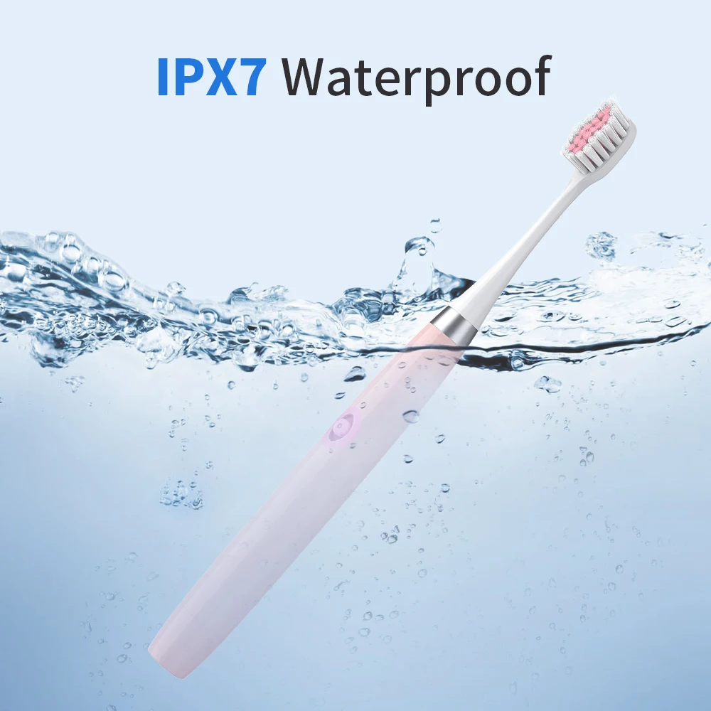 Электрическая зубная щетка с 3 головками на батарейках гигиена полости рта не