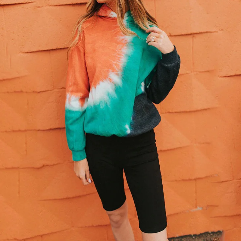 

Tie Dye Hoodie Women Plus Size Hooded Sweatshirts Aesthetic Women's Hoodies Friends Pullovers Korean Clothes 2020 Streetwear