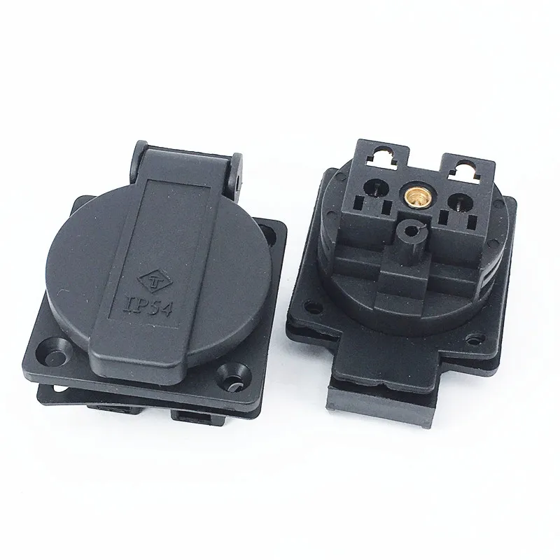 CEE7 водонепроницаемая IP54 промышленная электрическая розетка переменного тока