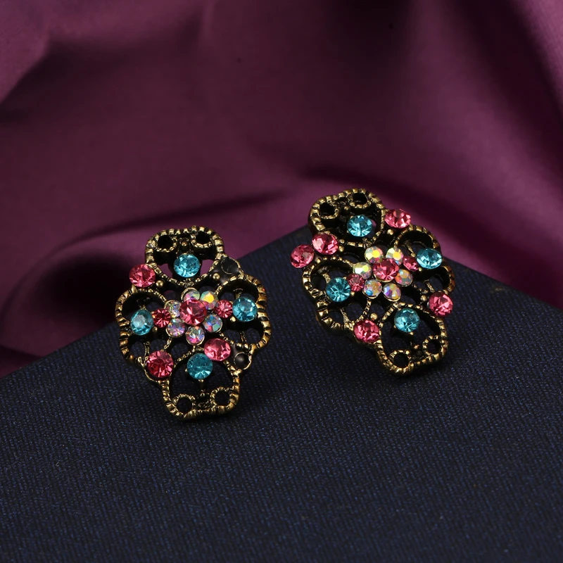 Женские серьги гвоздики в вечерние ле ретро|Серьги-гвоздики| |