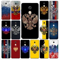 yndfcnb russia flag coat of arms phone case for redmi note 4 5 7 8 9 pro 8t 5a 4x case