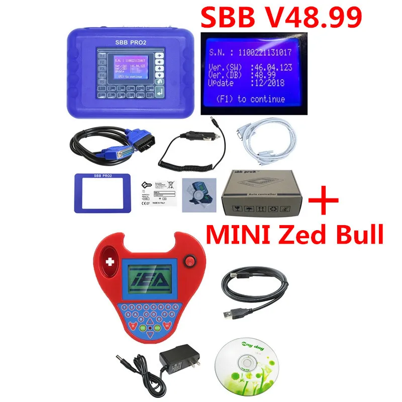 48.99 ADD RED SBB V48.99 V48.88 v48.02 ключевой программист добавить новые автомобили обновление SBB v3.02 такая же Функция как CK100+ 2 цвета мини ZED BULL - Цвет: 48.99 ADD RED
