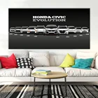 Настенная Модульная картина, 1 шт., плакаты, холст, HD печать, ретро Honda CIVIC, автомобильная живопись, Современный домашний декор, гостиная