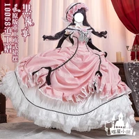 anime black butler ciel phantomhive mockingbird dress patry uniform pink lolita cosplay costume women halloween free ship 2021