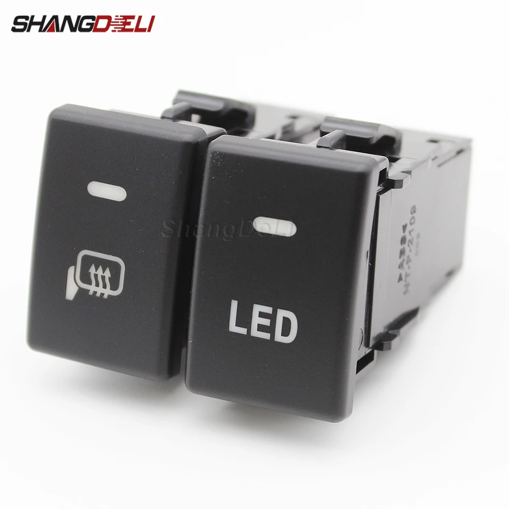 

Автомобильное светодиодное освещение крыло зеркало заднего вида нагревательный переключатель кнопка с проводом для Isuzu D-MAX