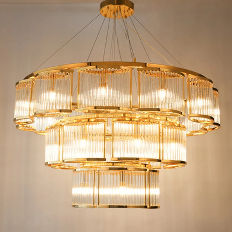 Креативный светильник в европейском стиле роскошные хрустальные подвесные