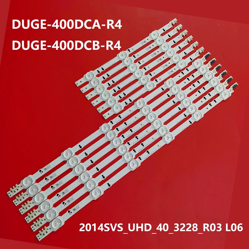 

LED Backlight strip 9 LAMP For UA40HU5920 DUGE-400DCA-R4 400DCB-R4 R3 BN96-32174A 32175A 2014SVS_UHD_40_3228_R03 L06 UA40HU6000