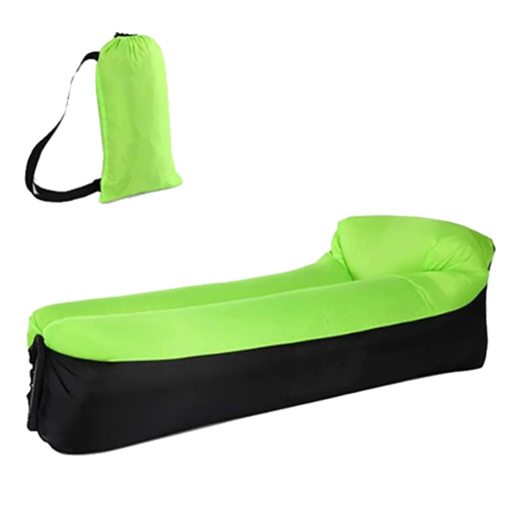 Inflatable Sofa Beach Lounge Chair Outdoor Air Bed Portable Folding Sun Lounger Mattress for Travelling Camping Pool | Мебель
