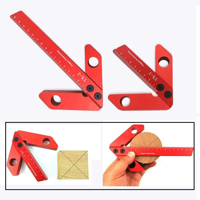 Деревообрабатывающий угловой линейный измерительный инструмент 45/90