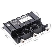 vhf 136 174mhz 10w duplexer for radio repeater tuned low frequency 153mhz high frequency 158mhz n female connectors black