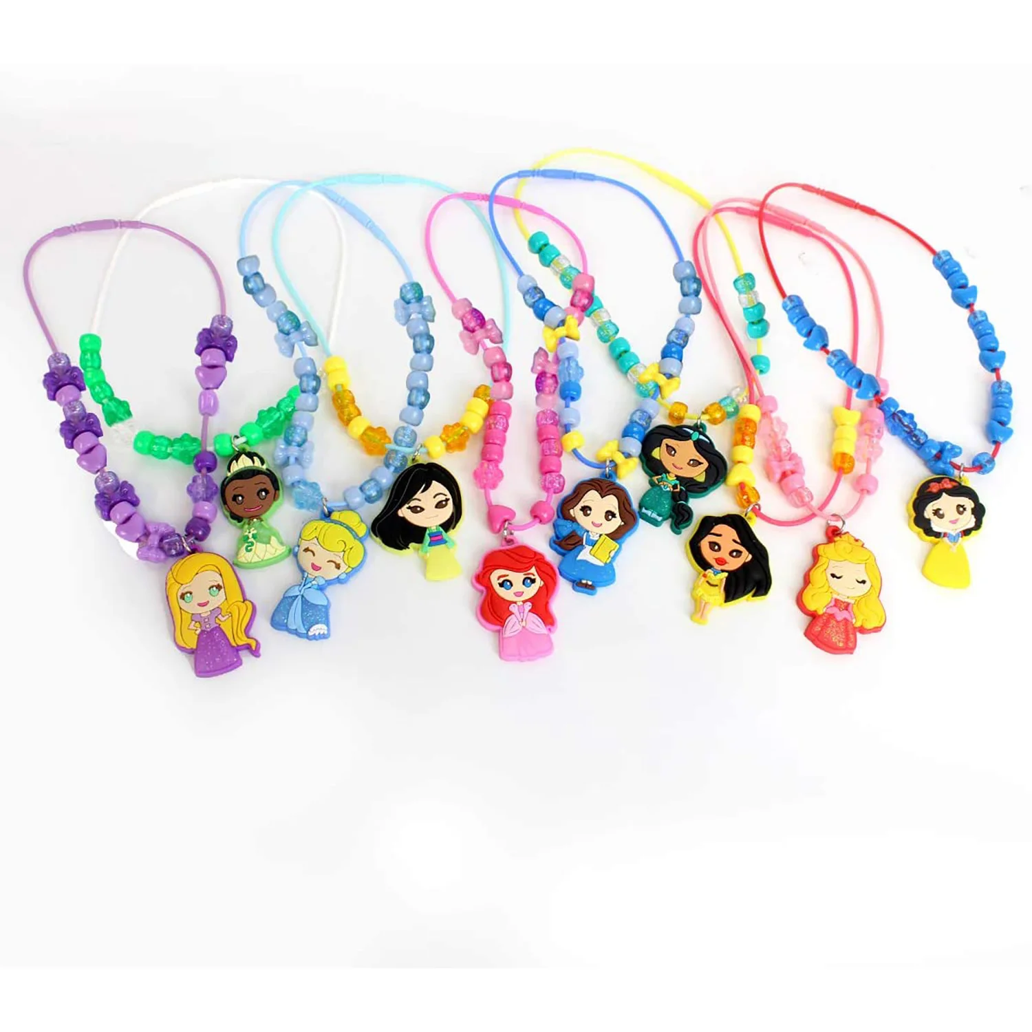 

Disney Peluche Princesas Store Princess Doll Tara Toys Deluxe Princess Necklace Set Anime Figure Dolls For Girls Kids Toys