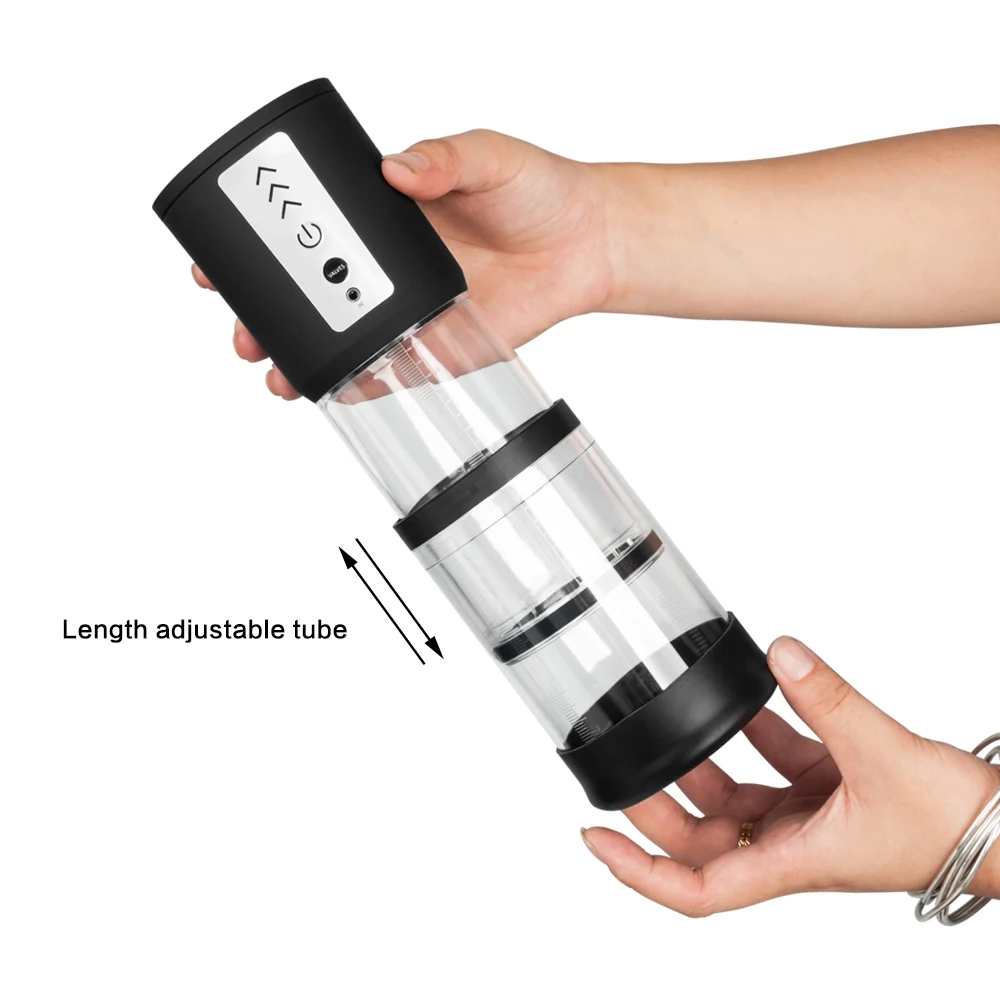 Новейший насос для пениса с регулируемой длиной вы можете регулировать длину