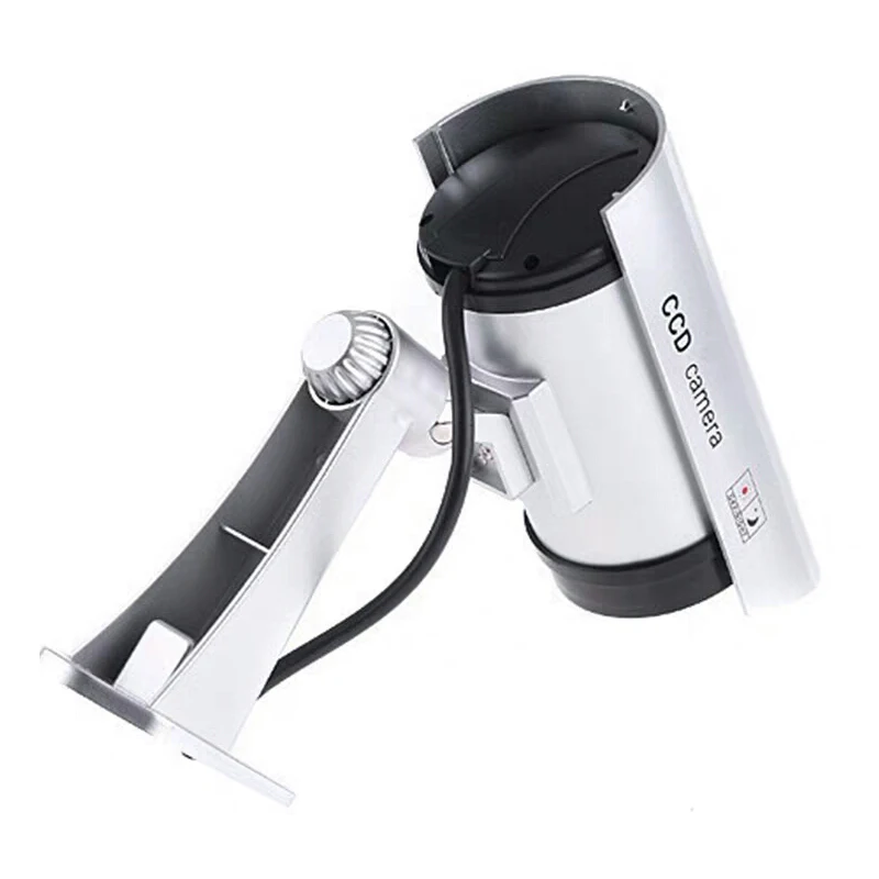 Камера видеонаблюдения поддельная водонепроницаемая с подсветкой светодиодная