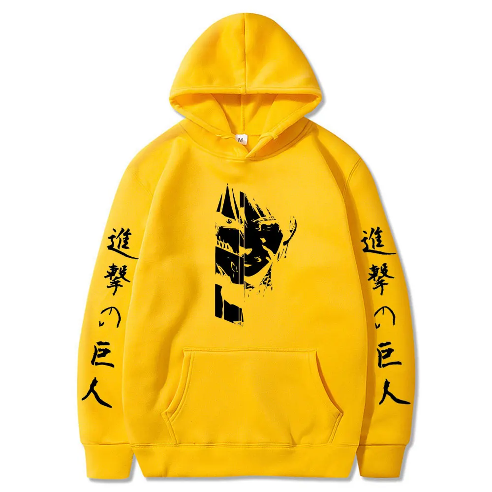 

New Japanese Anime Attack on Titan Hoodies Men The Final Season Titans Attack Cartoon Streetwear Sweatshirts Vintage Hoodie Men