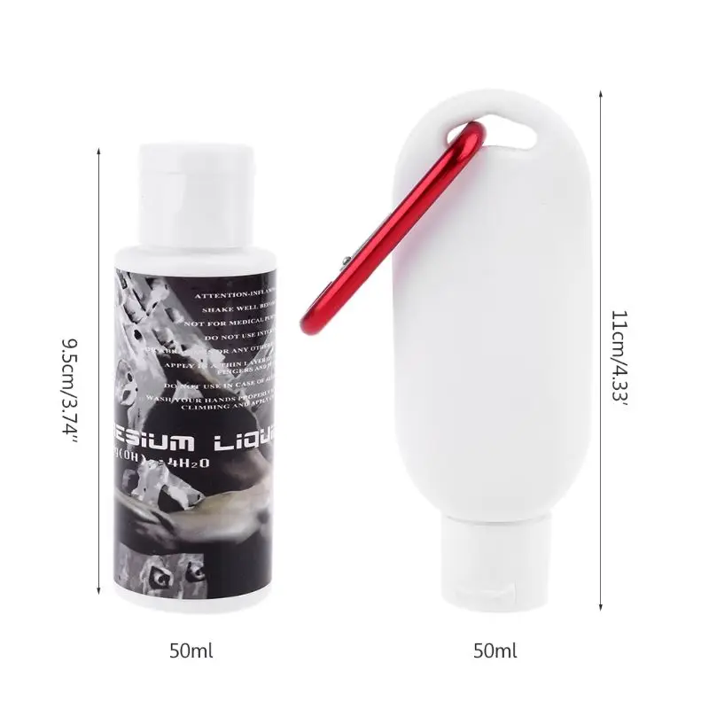 

1 Bottle 50ml Liquid Chalk Sports Magnesium Powder Fitness Weight Lifting Anti Slip Cream