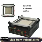 Бессвинцовая станция предварительного нагрева GORDAK-853 для ремонта BGA, Высококачественная станция предварительного нагрева BGA IR 220 В