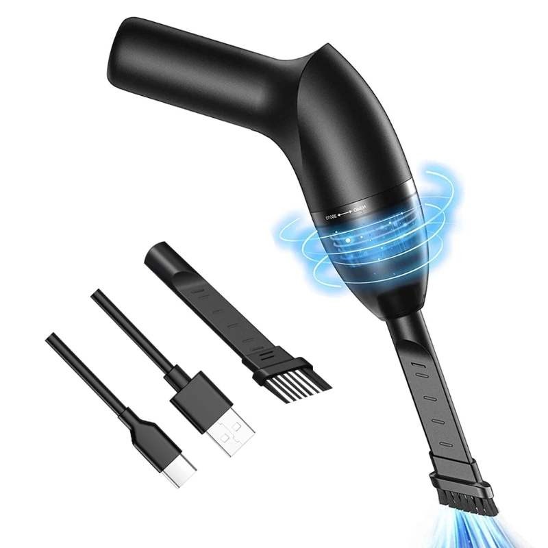 

Mini Home Vacuum Cleaner Handheld Cordless Car Portable Small Vacuum Cleaner 4.3Kpa Powerful Vac USB Rechargeable Dust Removal