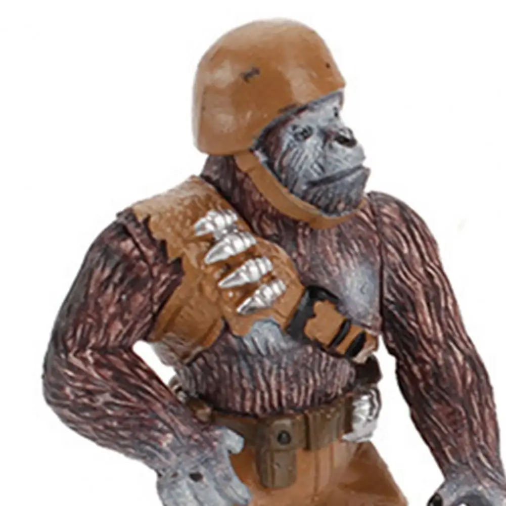 

Gorilla Display Mold Creative Handmade PVC Realistic Plastic Animal Figurine for Home
