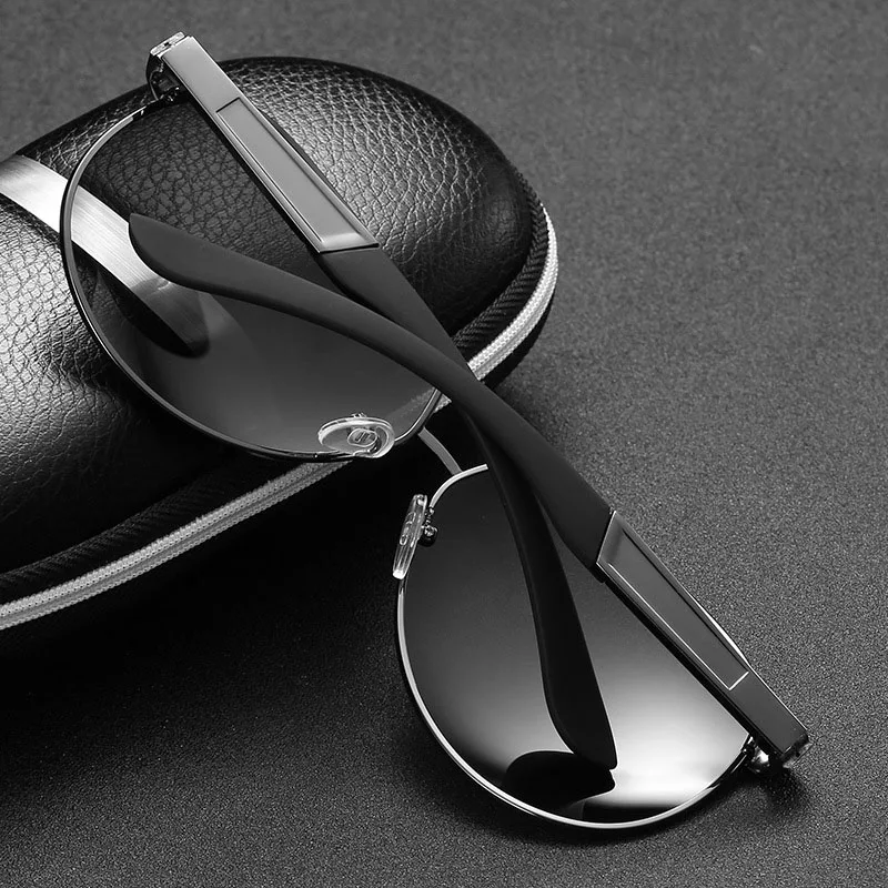 Classic Vintage Polarized Pilot Sunglasses Men Fashion Brand Designer Goggle Driving Mirror Lens Sun Glasses For Male UV400