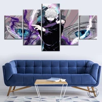 hd anime decor jujutsu kaisen wall painting gojo satoru poster wall paintings boys bedroom decor