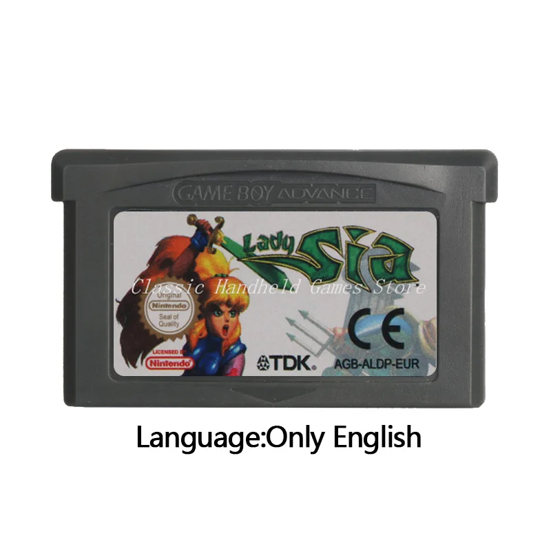 

Картридж для видеоигр Lady Sia, Европейская версия для Nintendo GBA