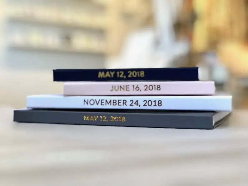 Индивидуальные имена дата элегантная Гостевая книга Свадебная пользовательская