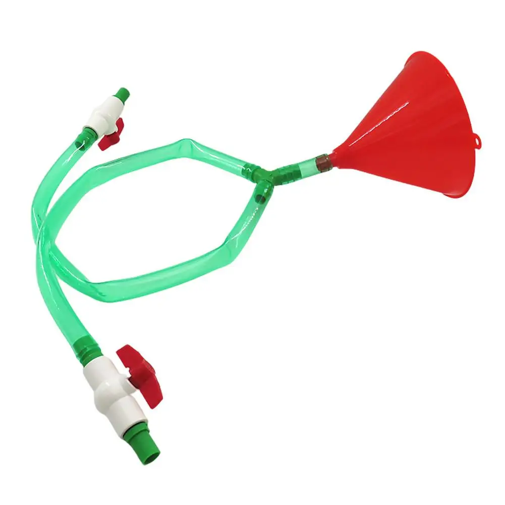

Beer Bong With Valve Double Header Bonus Bottle Opener For Drinking Game Party Accessory