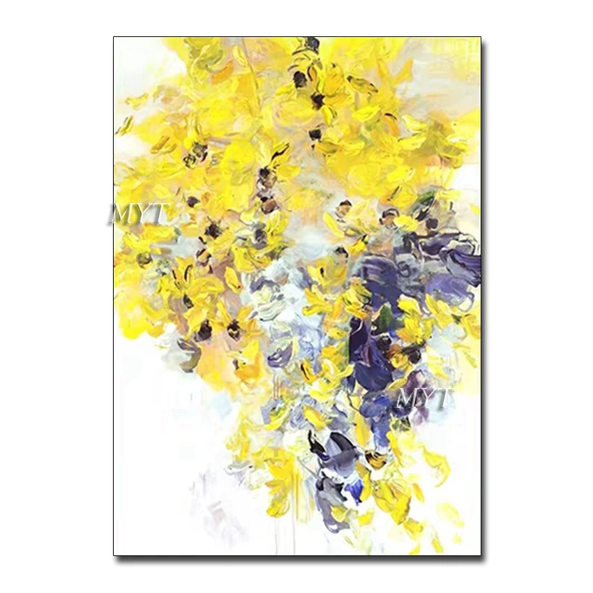 

No Framed Hand Painted New Arrival Abstract Design Colorful Real Handmade Oil Painting On Canvas Wall Pictures Art Home Decorat