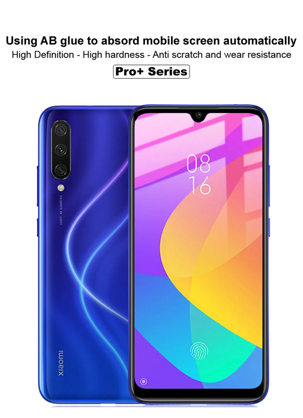 Imak Полное Покрытие Защитное Закаленное Стекло для Xiaomi Mi CC9e A3 Стекло на miCC9E miA3 Стеклянная Пленка Протектор Экрана 6.0 дюймов