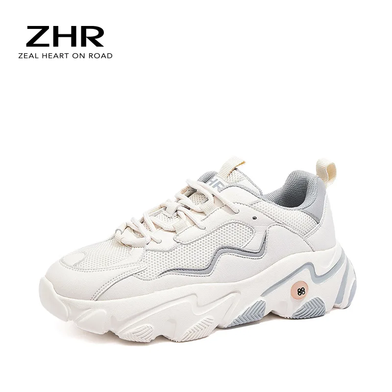 

Women's 2021 European and American New Style Comfortable and High Platform Shoes Casual Running Breathable Sneakers