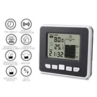 Измеритель уровня глубины с дисплеем температуры, датчиком времени, датчиком, измерением, ультразвуковой беспроводной резервуар для воды и жидкости