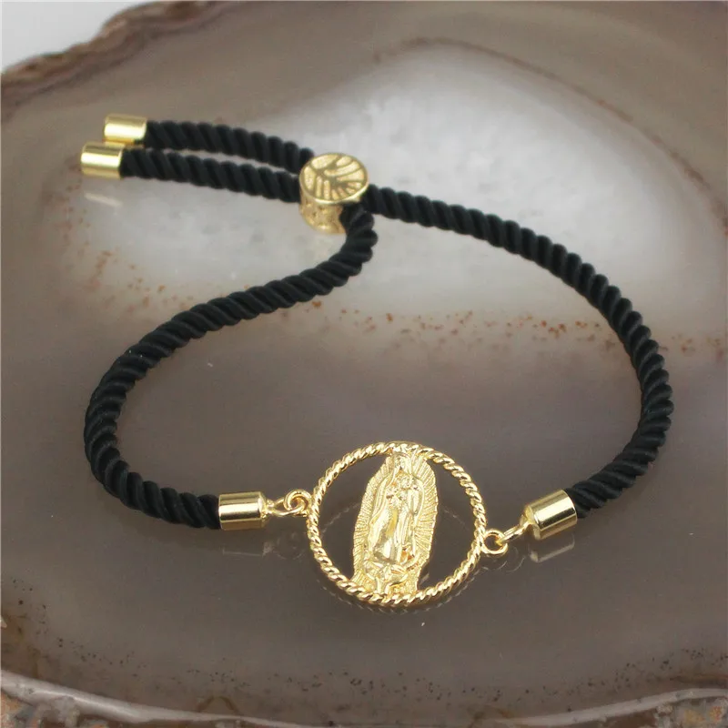 10 шт./лот новый дизайн cz браслет позолоченный религия/Крест/удача/Любовь Форма