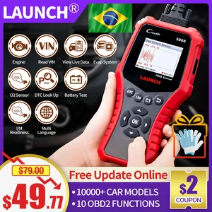 launch x431 cr3008 obd2 automotive scanner obdii code reader diagnostic tool check engine battery voltage free update pk kw850 free global shipping