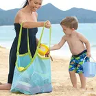 Портативная детская Сетчатая Сумка с песком, детские пляжные игрушки, сумка для полотенец, сумка для хранения детских игрушек, сумки для мелочей, женская косметика