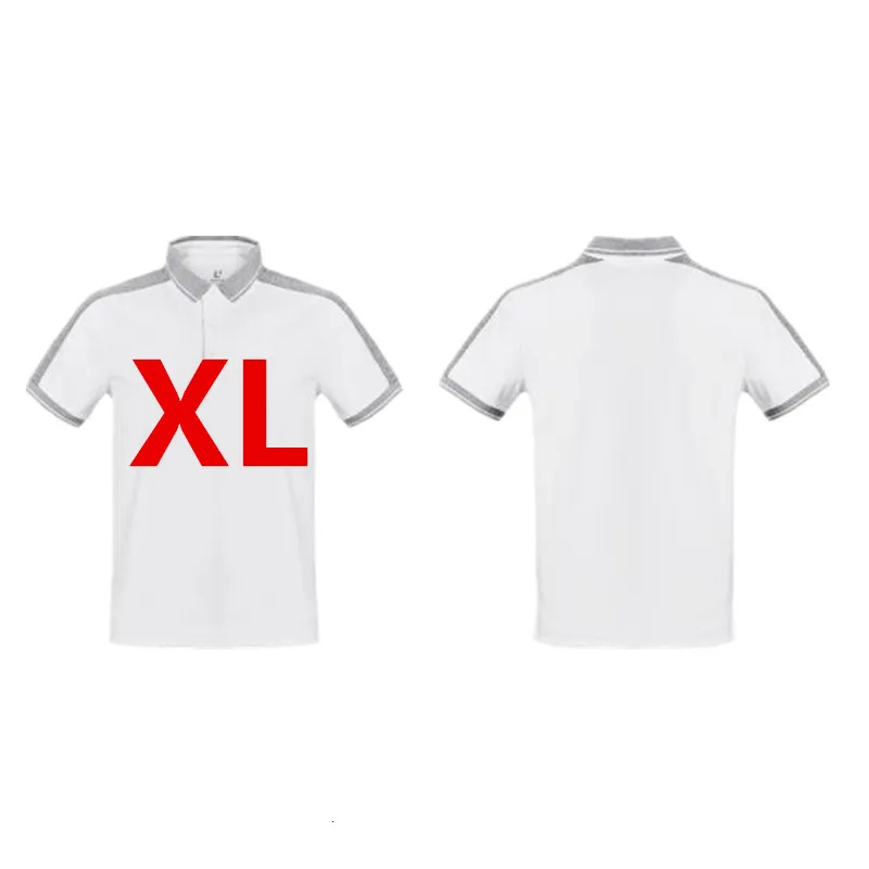 White XL Оригинальные Модные хлопковые рубашки поло Xiaomi, Мужская Повседневная дышащая верхняя одежда с коротким рукавом - Цвет: White XL