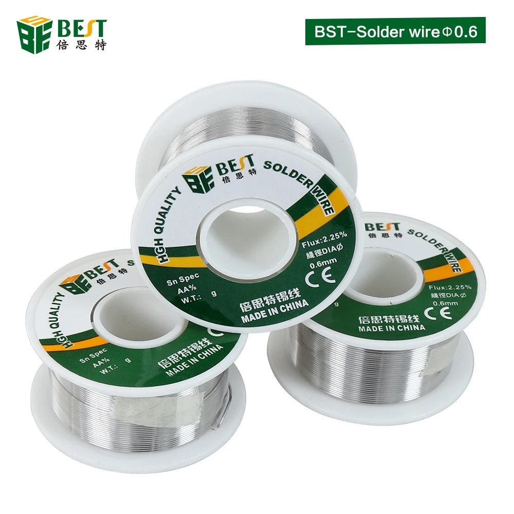 100g 60/40 Tin Lead Solder Soldering Wire 0.3-1.2 mm Rosin Core Flux 2.25% Welding Wire Reel for Electronic Soldering Tools