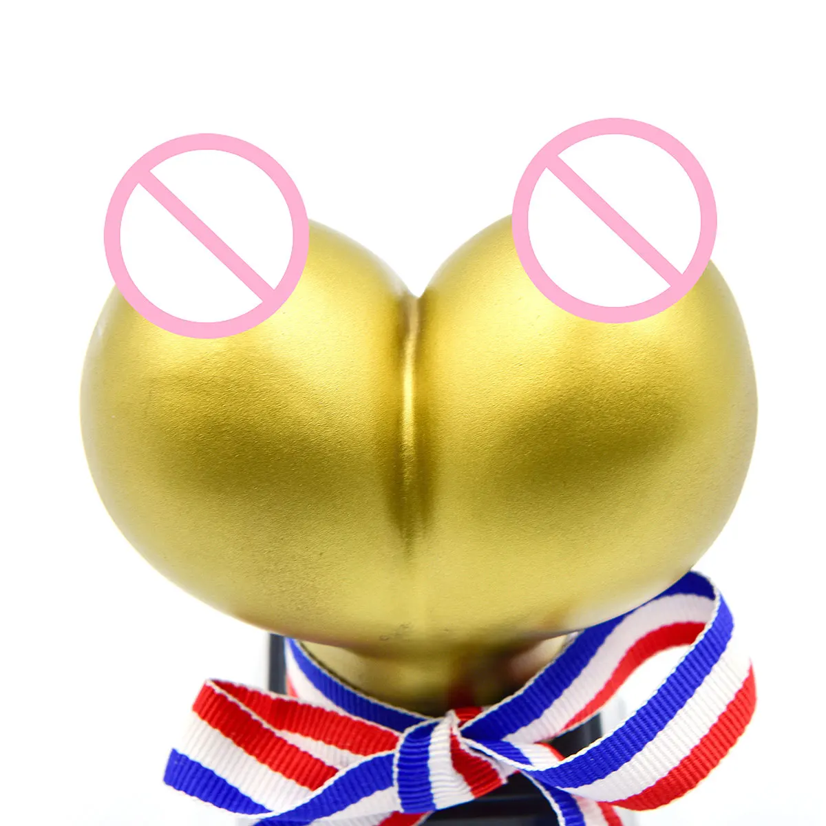 Новинка пластиковый золотой трофей в форме груди сувениры для девичника и оленя