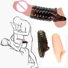 Насадка На пенис многоразовый кран Кольца для пениса для задержки эякуляции интимные игрушки для женщин пар мужчин экзотические аксессуары для игр для взрослых