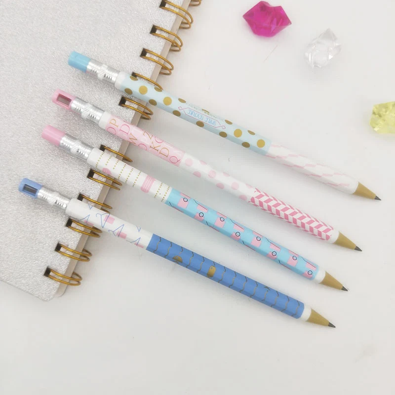 2 0 мм Kawaii Мультяшные автоматические карандаши милые механические с точилкой для