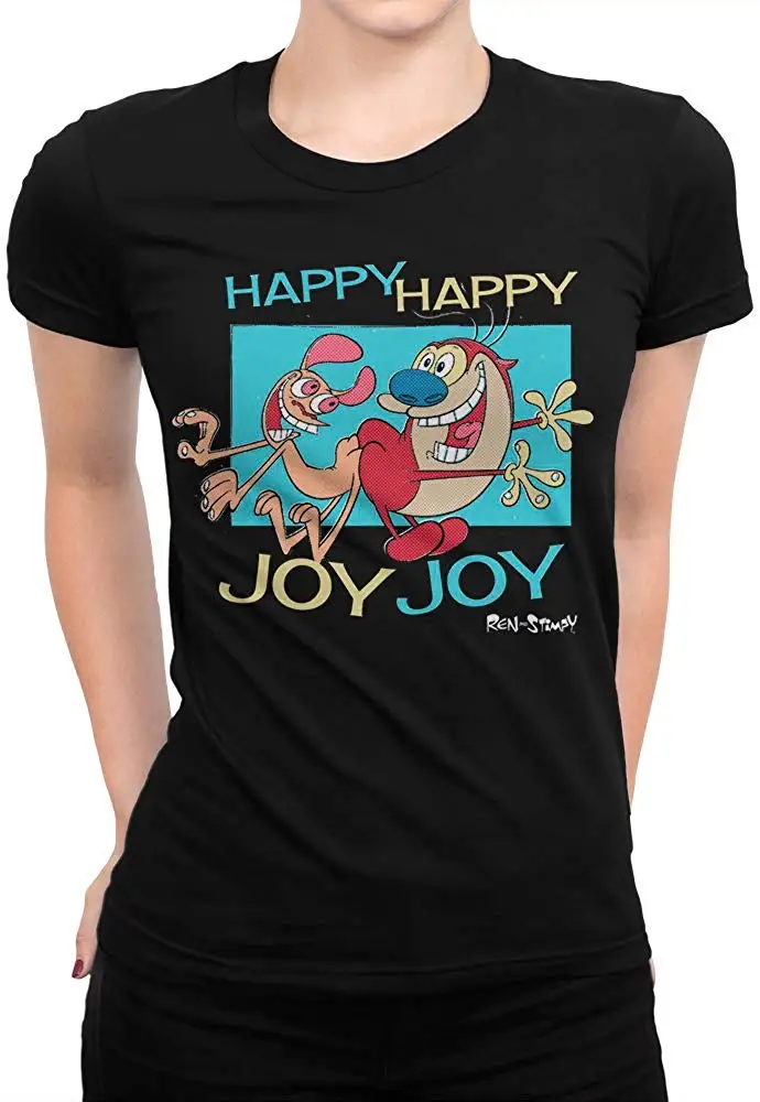 TSDFC Ren and Stimpy графическая футболка женская унисекс мужская футболка| |
