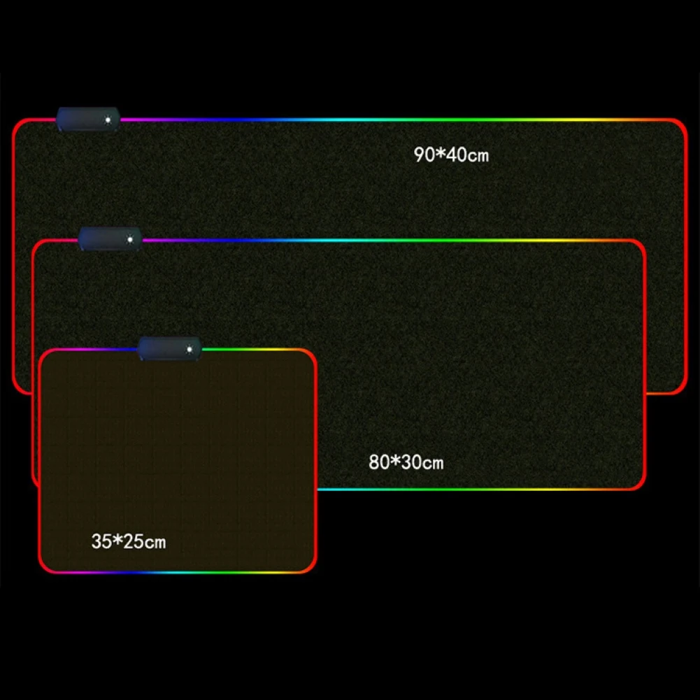 

Gaming Mouse Pad Computer Mousepad RGB Large Mouse Pad Gamer Mouse Carpet Mause Pad PC Desk Play Mat with Backlit
