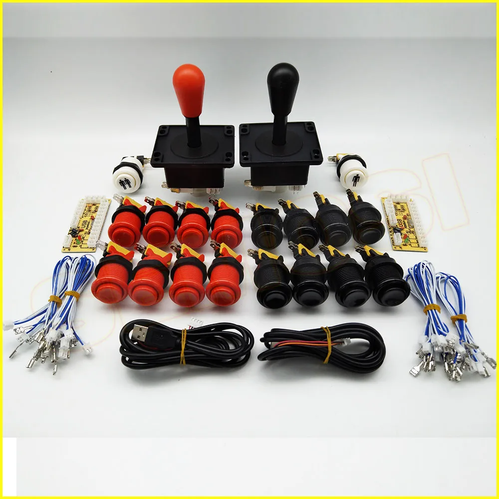 Ноль задержки USB энкодер DIY Kit Happ Тип аркадный джойстик Кнопка Jamma Mame части для