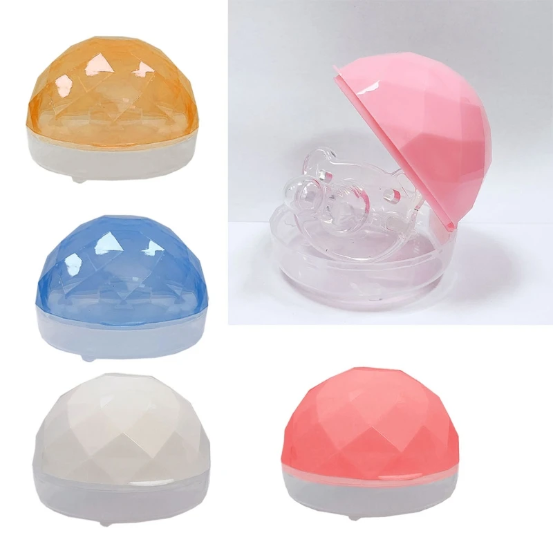 

1PC Baby Soother Container Holder Box Travel Storage Case Safe Holder Portable 3XUC