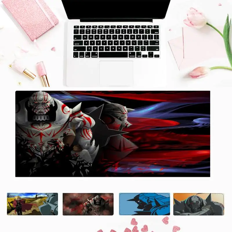 

Fullmetal Alchemist Alphonse Elric Mouse Pad Laptop PC Computer Mause Pad Desk Mat For Big Gaming Mouse Mat For Overwatch/CS GO