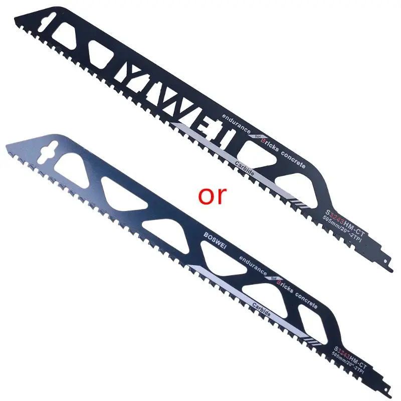 

505mm Demolition Masonry Reciprocating Saw Blade for Cutting Bricks Concrete Cemented Carbide Teeth Blades G8TB