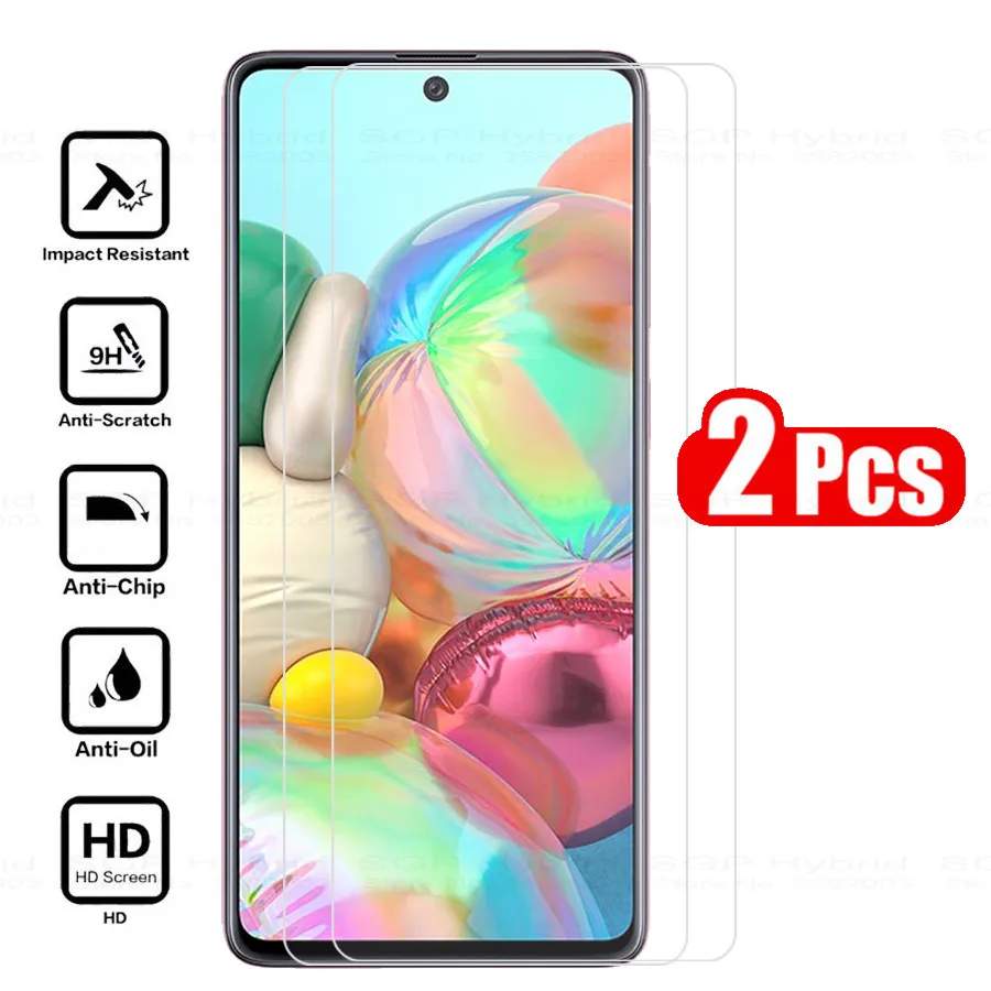 

2 шт. Защитное стекло для samsung a71, Защита экрана для samsung Galaxy a71 2019 sm a715F a 71, закаленное стекло, пленка 6,7'